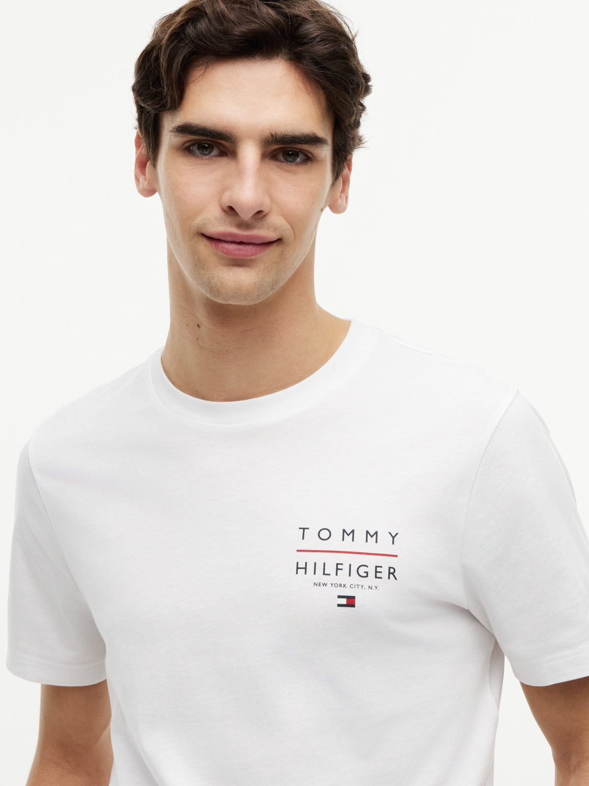 TOMMY HILFIGER MWMW BRAND LOVE LEFT CHEST en color BLANCO  (4)