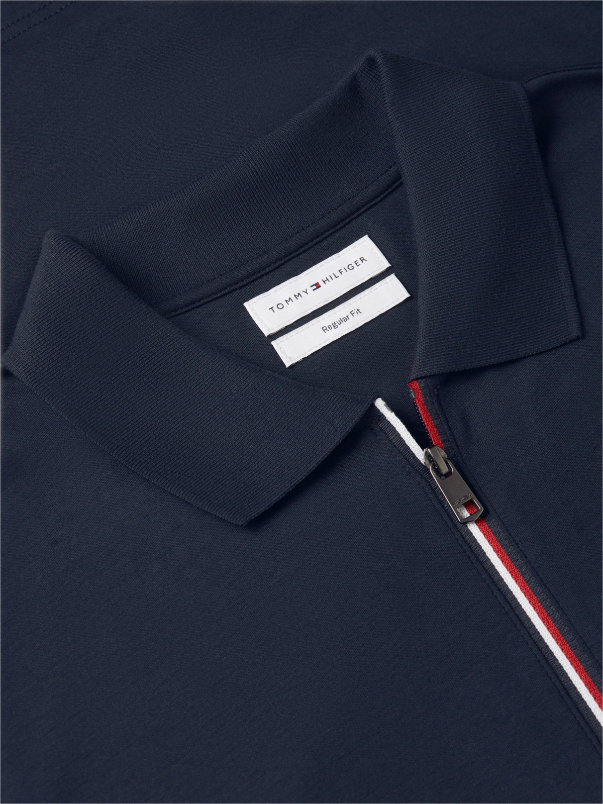 TOMMY HILFIGER MWMW LIQUID COTTON ZIP REG PO en color AZUL  (4)