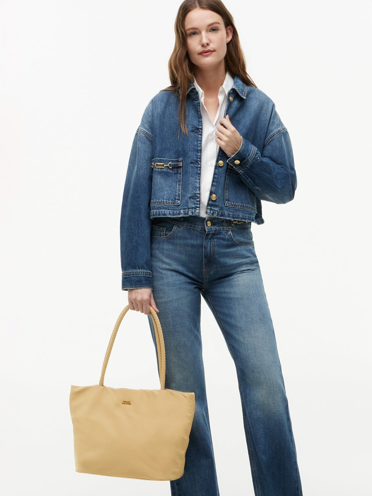 TOMMY HILFIGER AWAW TH MARINA NYLON en color BEIS  (1)