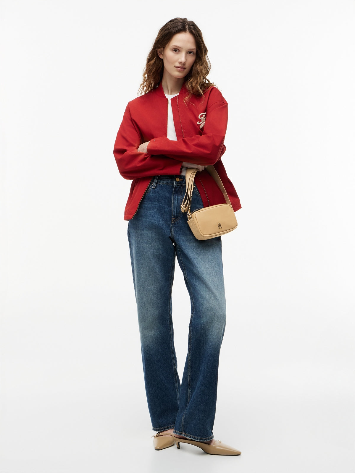 TOMMY HILFIGER AWAW TH LOGOTAPE en color NUDE  (1)