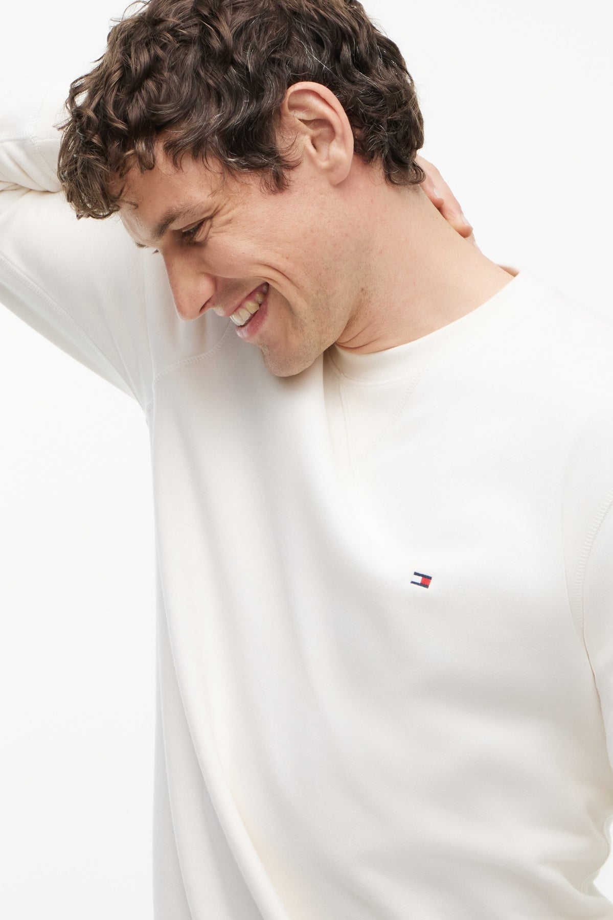 TOMMY HILFIGER MWMW SEASONAL FLEECE CREWNECK en color   (3)