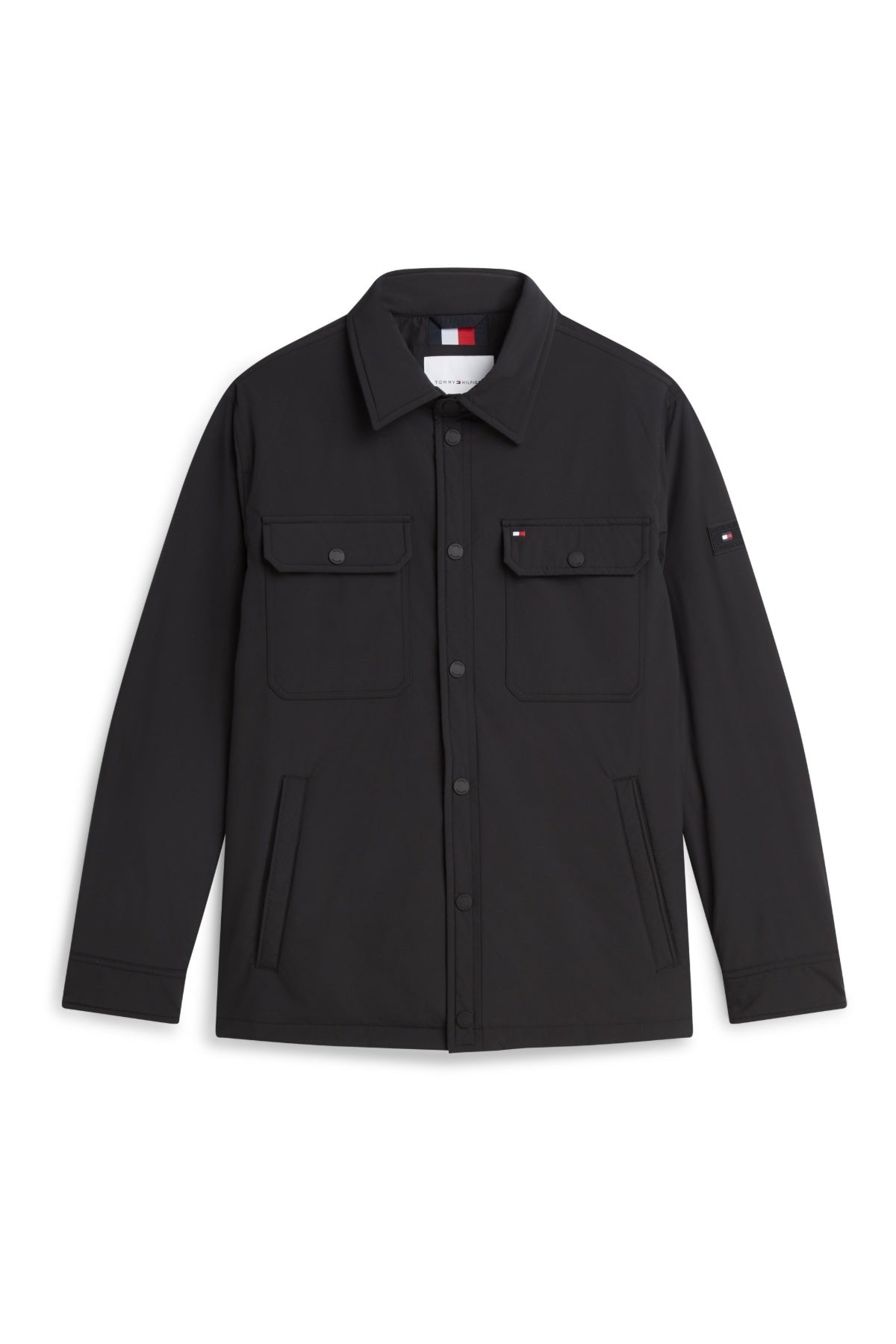 TOMMY HILFIGER MWMW PACKABLE LW SHIRT JACKET en color NEGRO  (1)