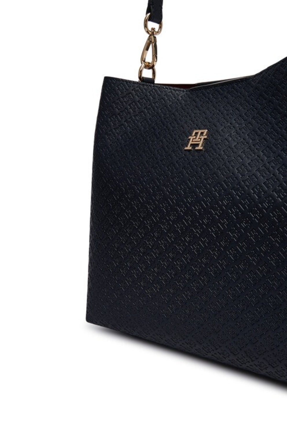 TOMMY HILFIGER AWAW TH ICON SHOULDER BAG MON en color AZUL  (3)
