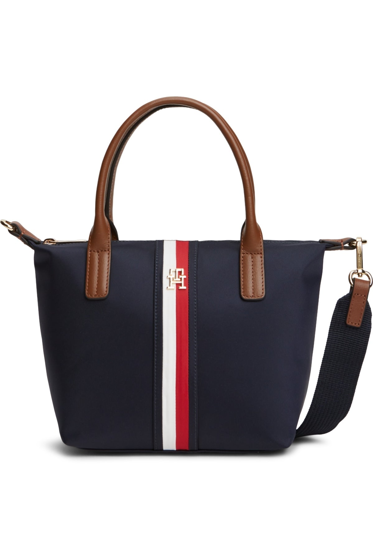 TOMMY HILFIGER AWAW POPETTE MINI TOTE CORP en color AZUL  (1)