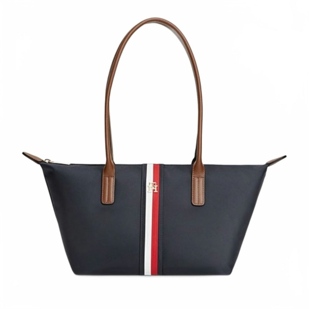TOMMY HILFIGER AWAW POPETTE EAST WEST TOTE C en color AZUL  (4)