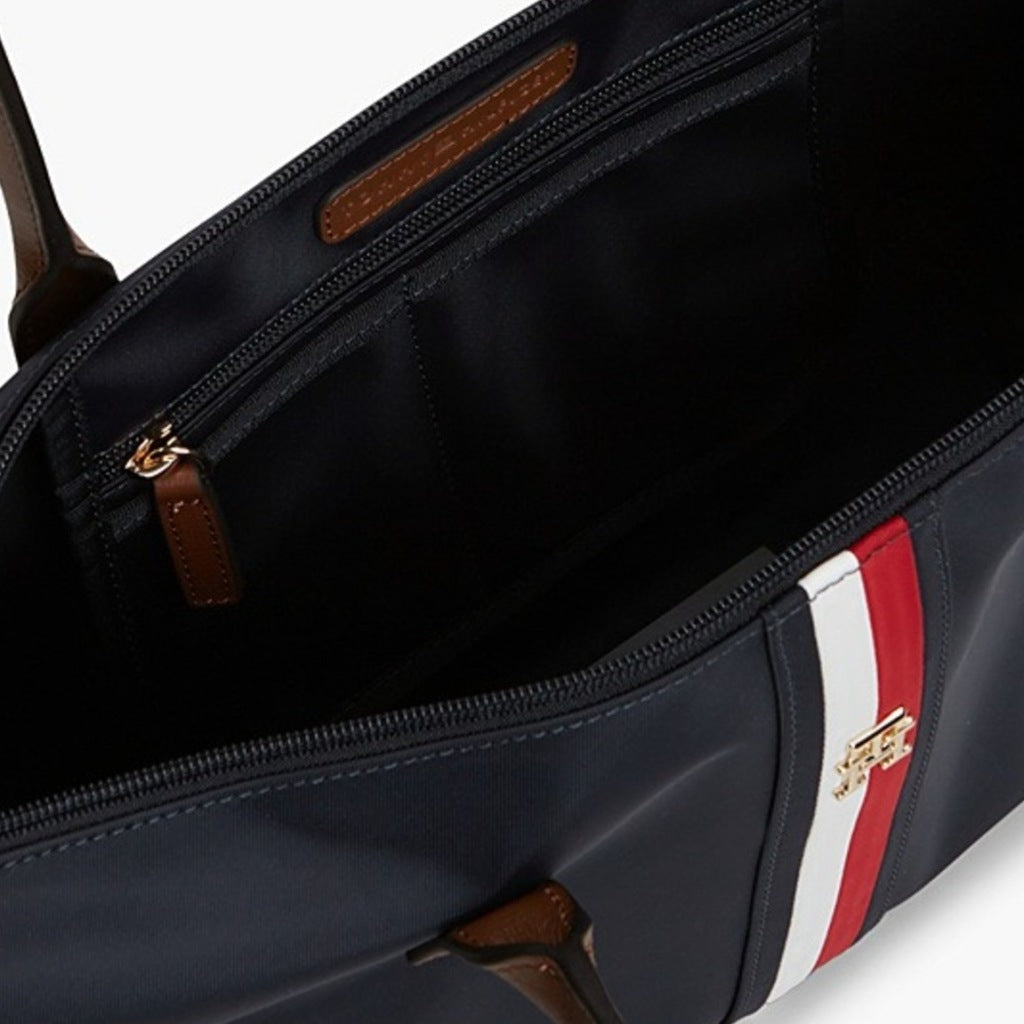 TOMMY HILFIGER AWAW POPETTE EAST WEST TOTE C en color AZUL  (6)