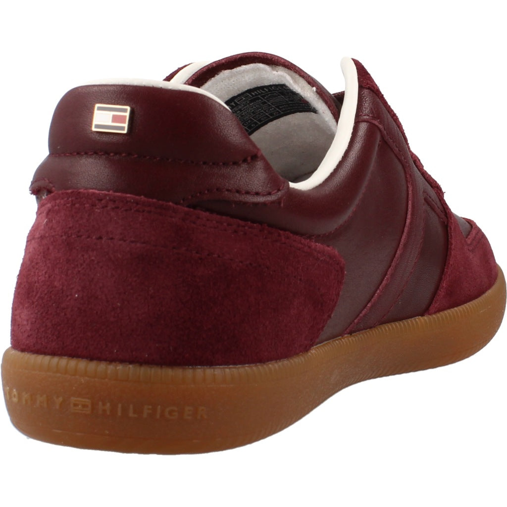 TOMMY HILFIGER FWFW TRIBECA SNEAKER PREMIUM en color BURDEOS  (3)