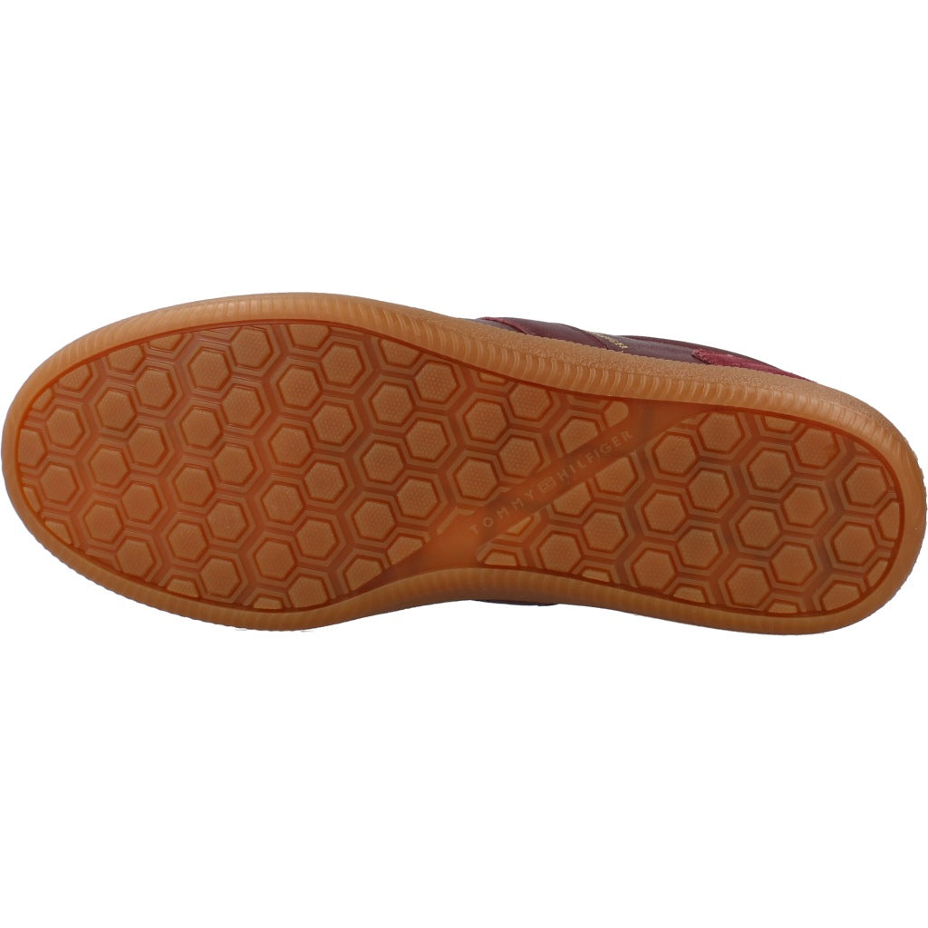 TOMMY HILFIGER FWFW TRIBECA SNEAKER PREMIUM en color BURDEOS  (6)
