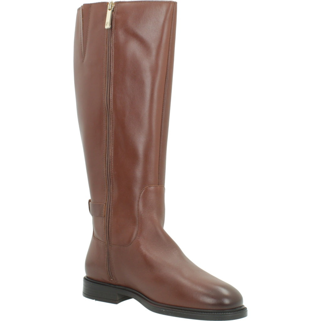 TOMMY HILFIGER FWFW BUCKLE LEATHER KNEE BOOT en color MARRON  (5)
