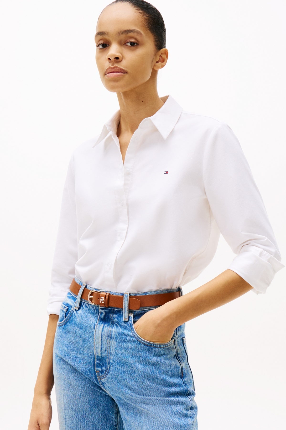 TOMMY HILFIGER WWWW OXFORD RELAXED LS SHIRT en color   (1)
