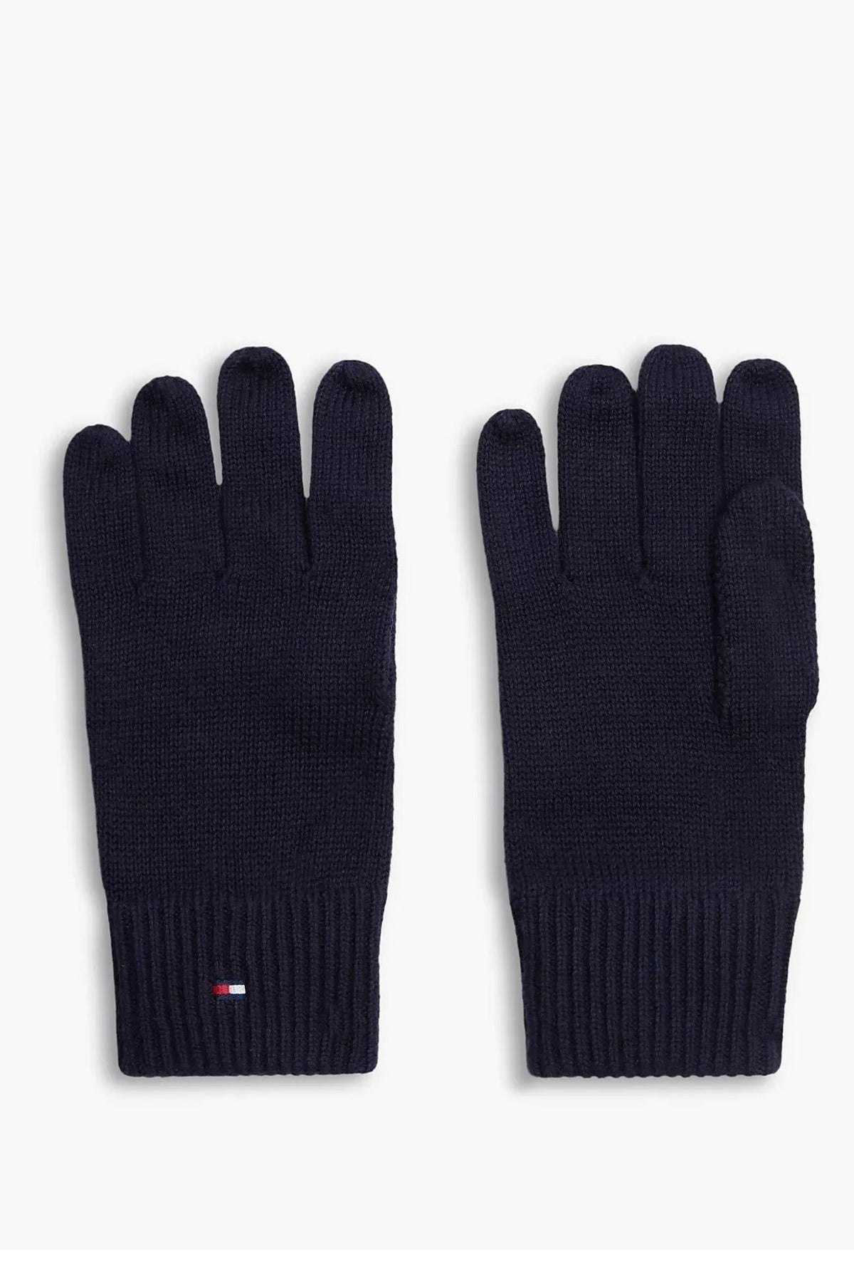 TOMMY HILFIGER AMAM FLAG BEANIE AND GLOVES en color NEGRO  (2)