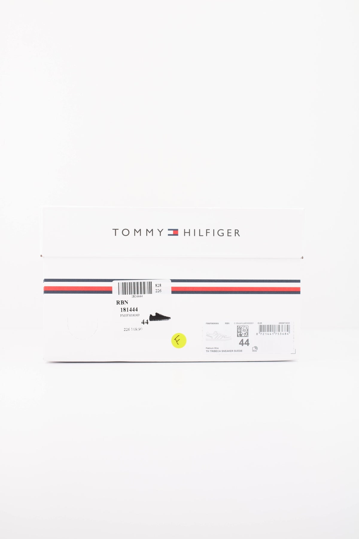 TOMMY HILFIGER FMFM TRIBECA SNEAKER SUEDE en color VERDE  (6)