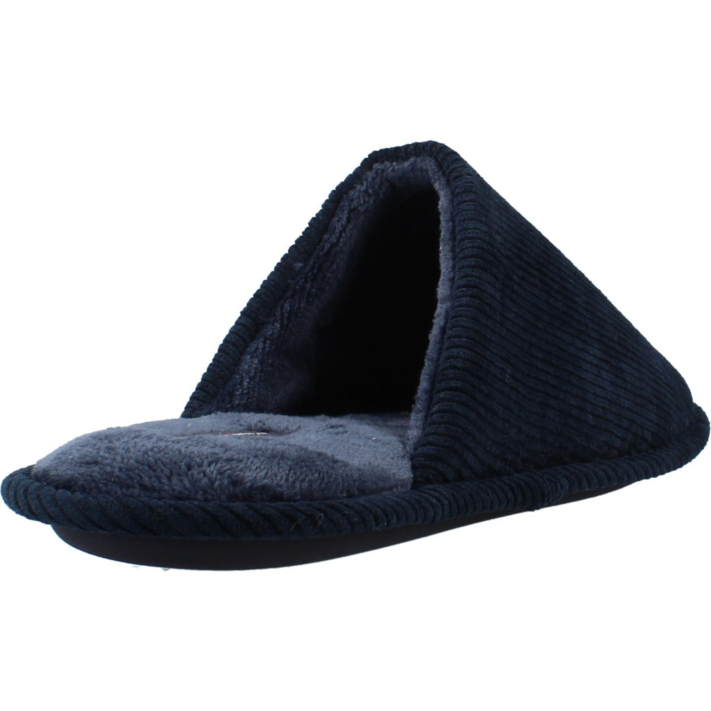 TOMMY HILFIGER FMFM CORDUROY HOUSE SHOES en color AZUL  (3)