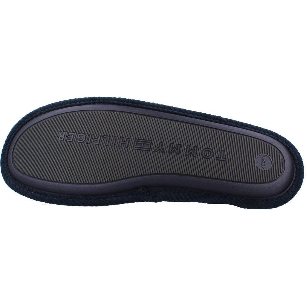 TOMMY HILFIGER FMFM CORDUROY HOUSE SHOES en color AZUL  (6)