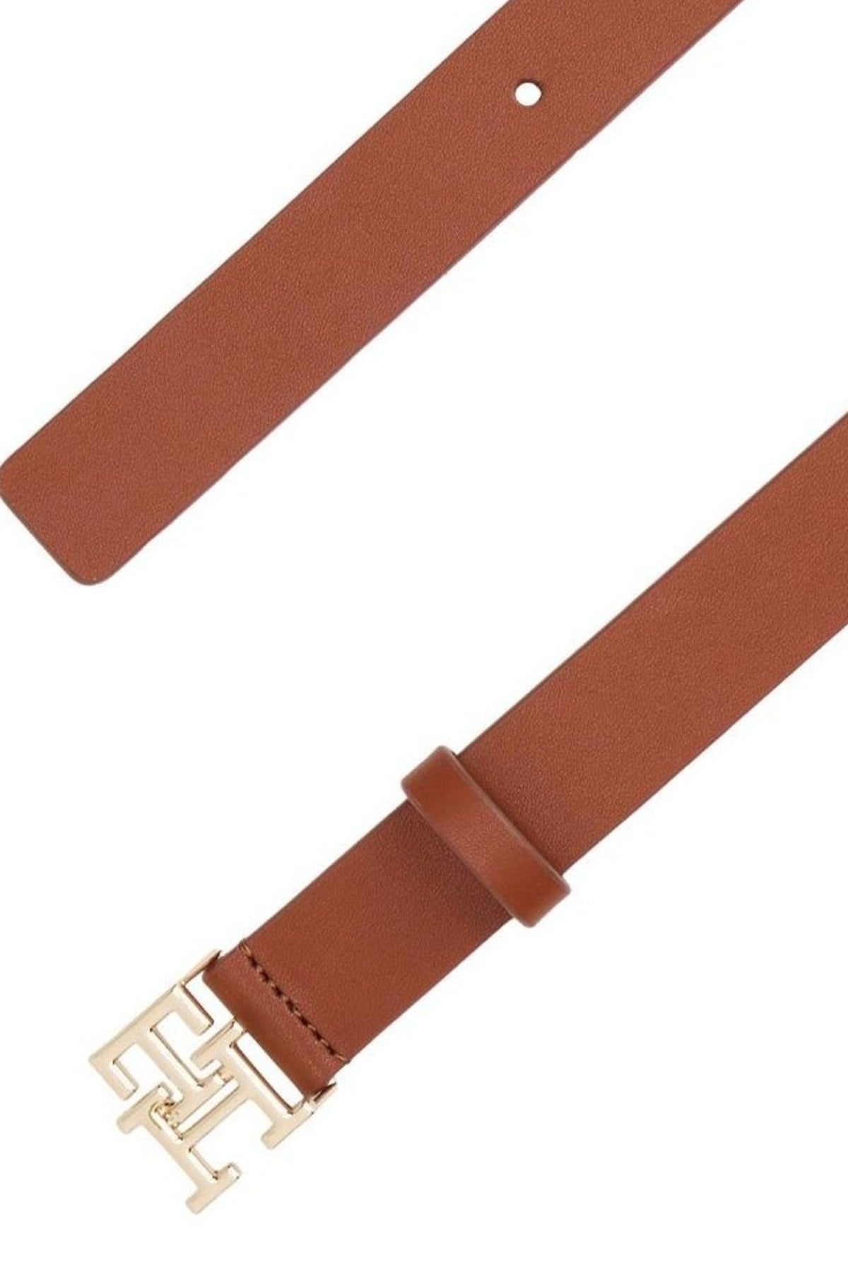 TOMMY HILFIGER AWAW TH LOGO . en color MARRON CLARO  (2)