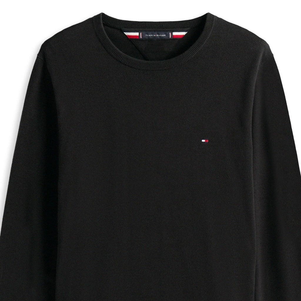 TOMMY HILFIGER MWMW ESSENTIAL FLEECE CREWNEC en color NEGRO  (5)