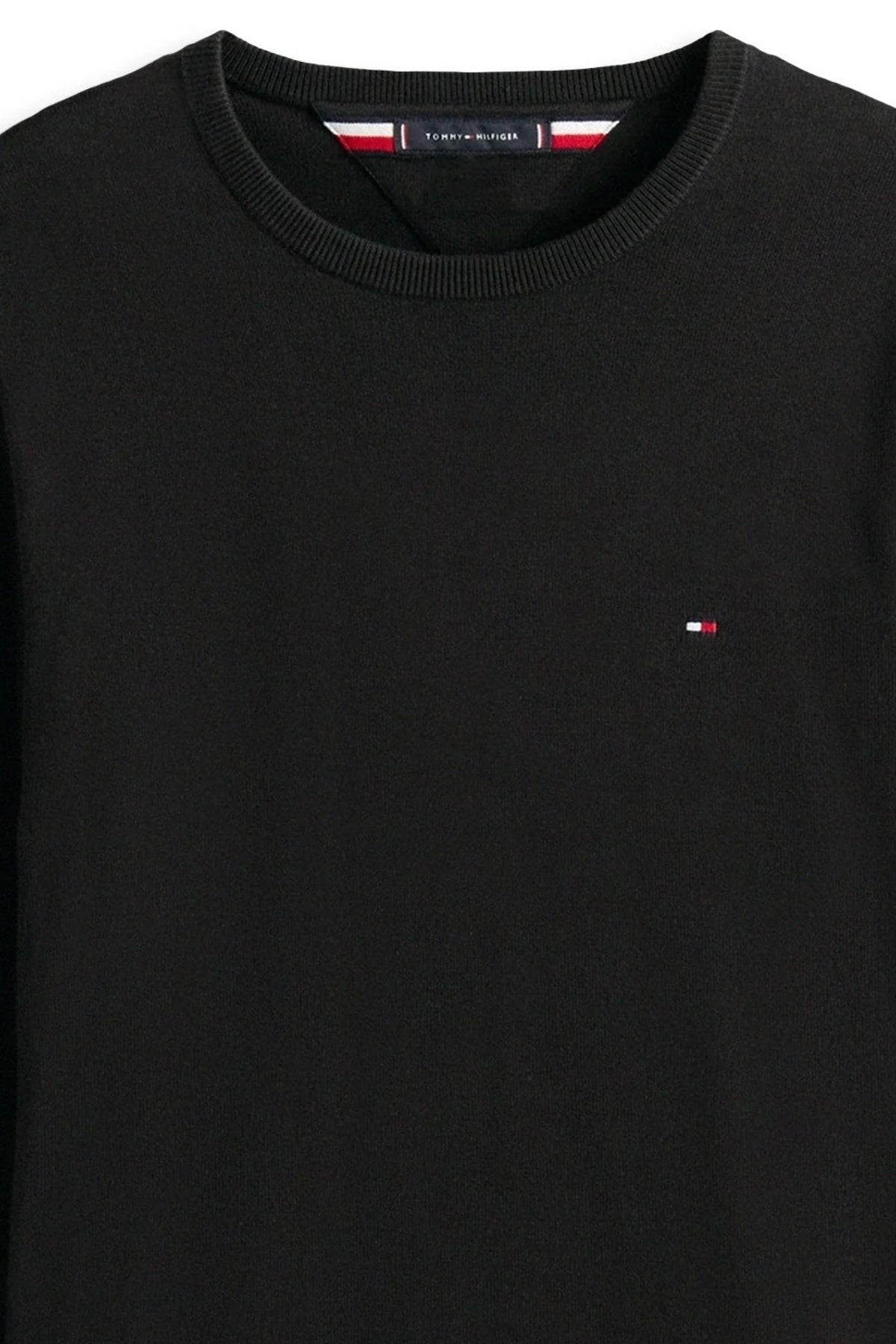TOMMY HILFIGER MWMW ESSENTIAL FLEECE CREWNEC en color NEGRO  (2)
