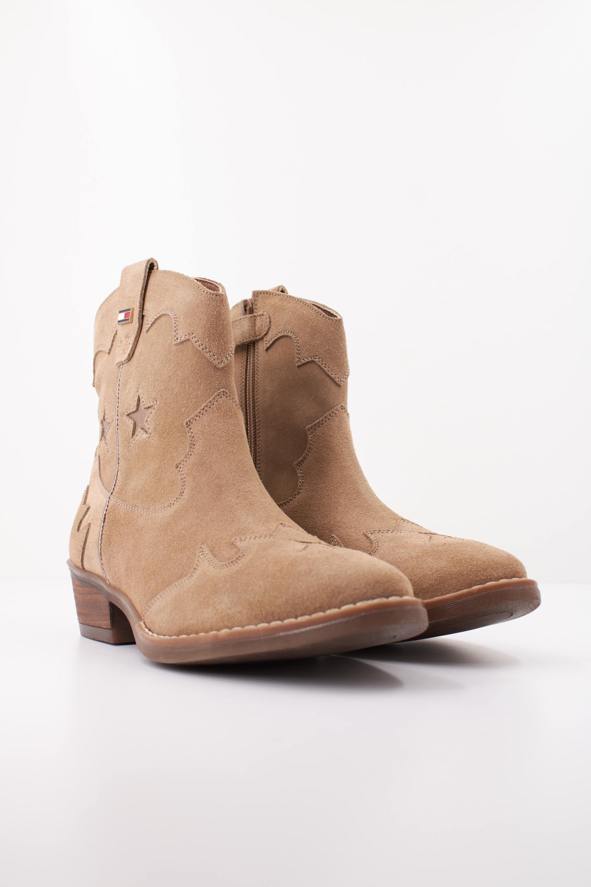 TOMMY HILFIGER BOOTIE TAUPE en color MARRON CLARO  (2)