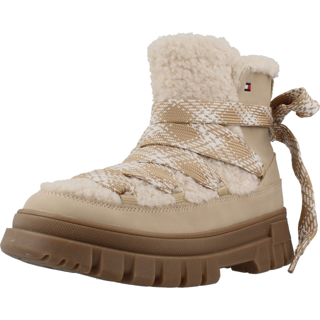 TOMMY HILFIGER BOOTIE en color MARRON CLARO  (1)