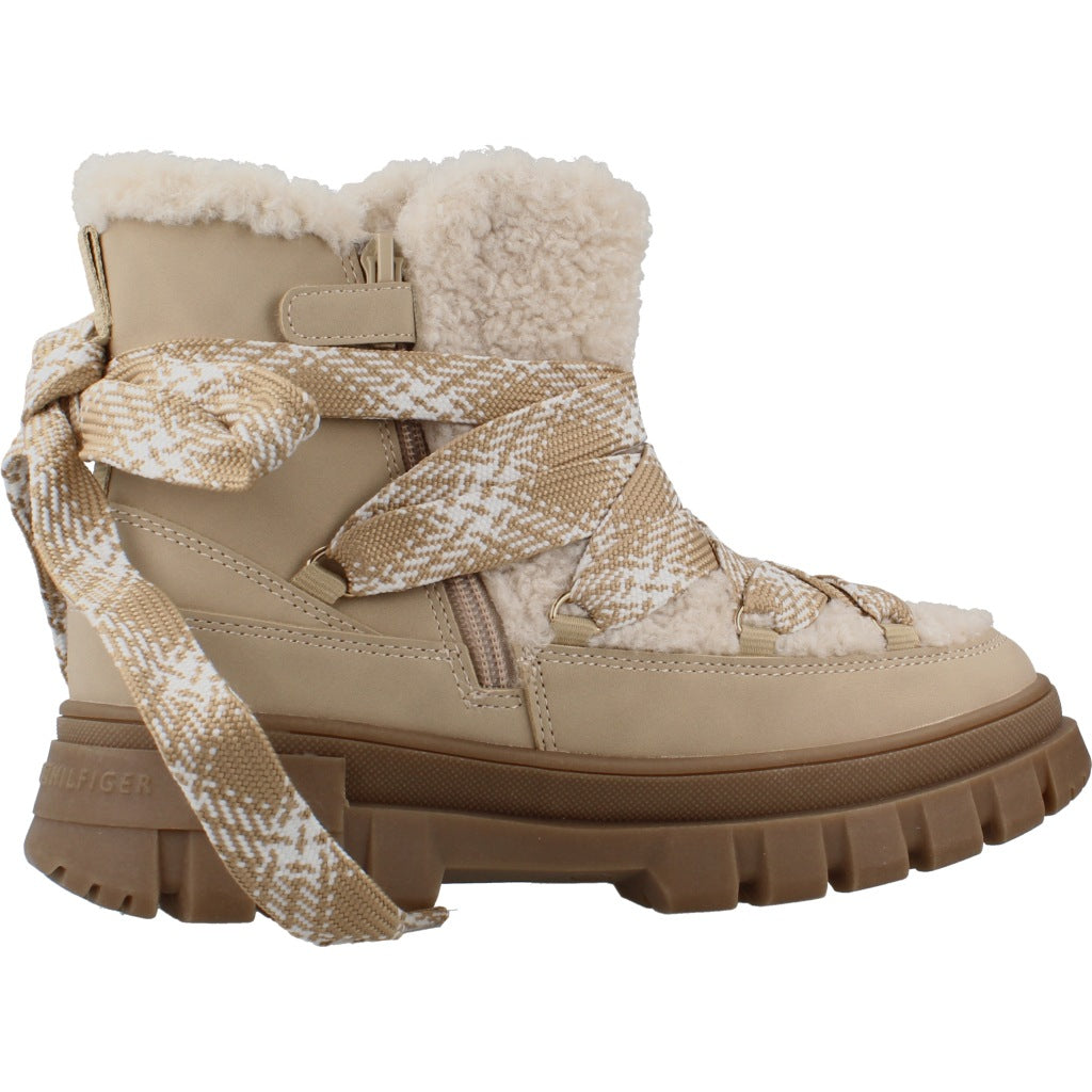 TOMMY HILFIGER BOOTIE en color MARRON CLARO  (4)