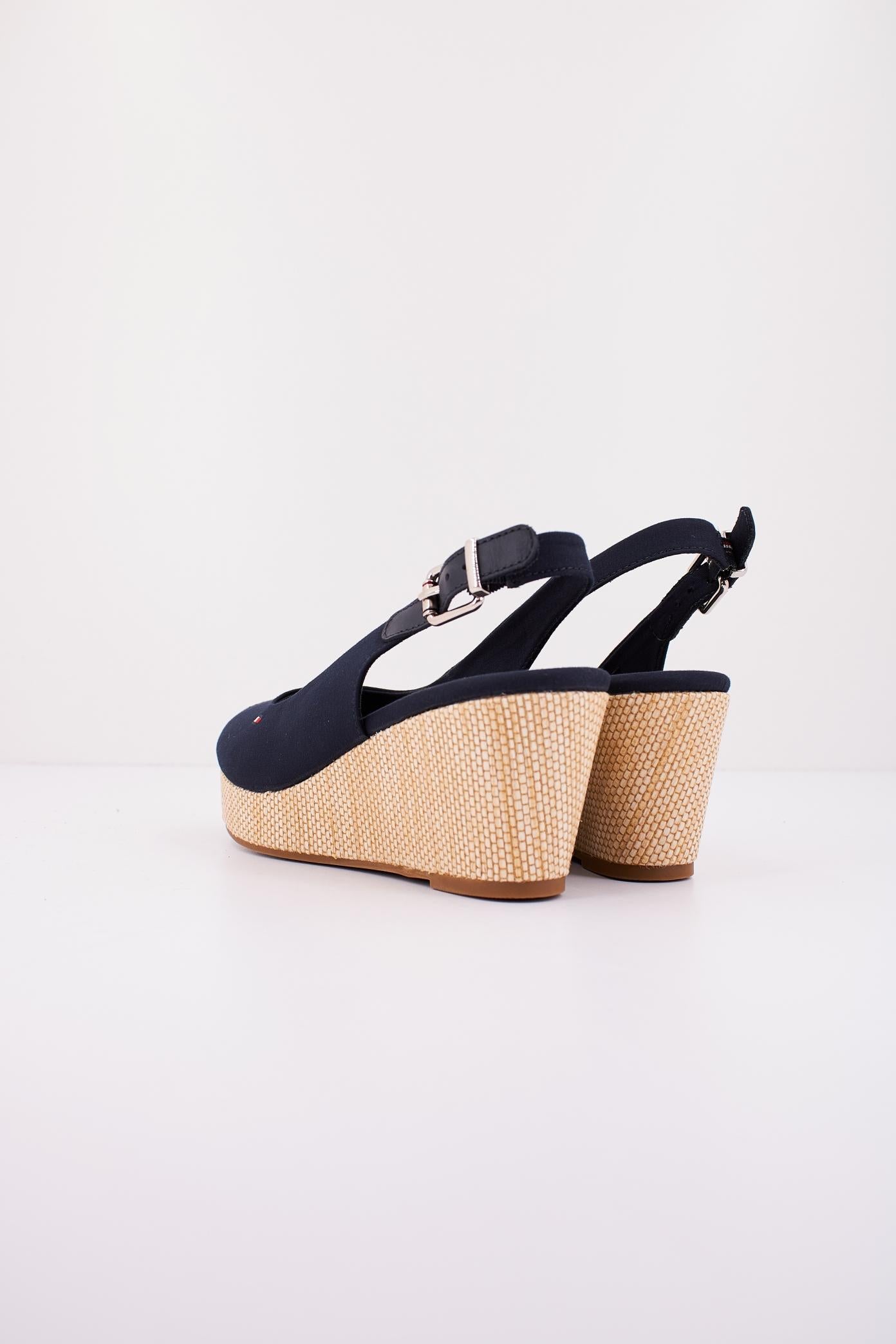 TOMMY HILFIGER ICONIC ELBA SLING BACK W en color AZUL  (3)