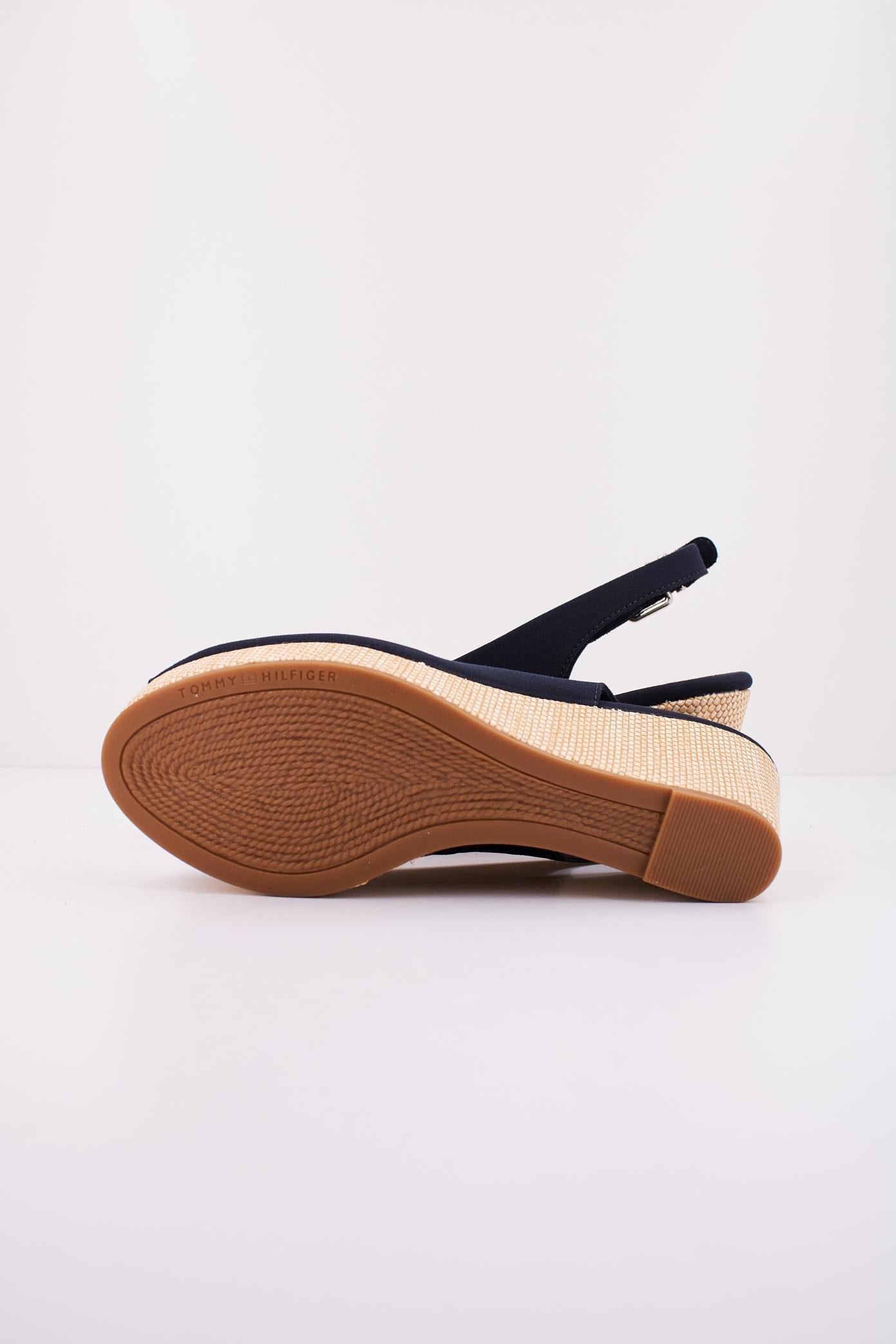 TOMMY HILFIGER ICONIC ELBA SLING BACK W en color AZUL  (4)