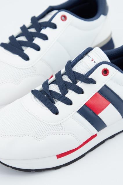 TOMMY HILFIGER SCARPA BASSA STRINGA BIA en color BLANCO  (3)