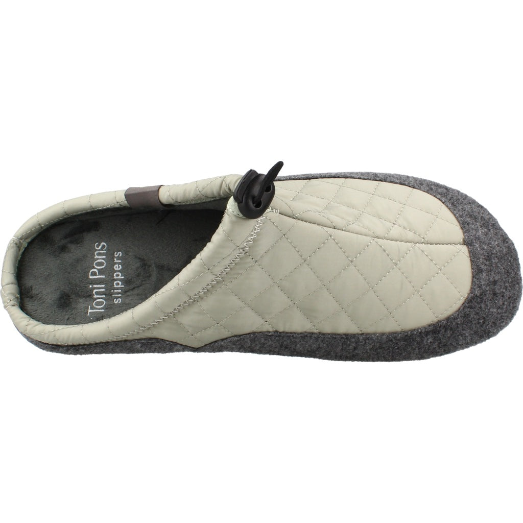 TONI PONS NADIR UM ZAPATILLA HOGAR en color VERDE  (7)