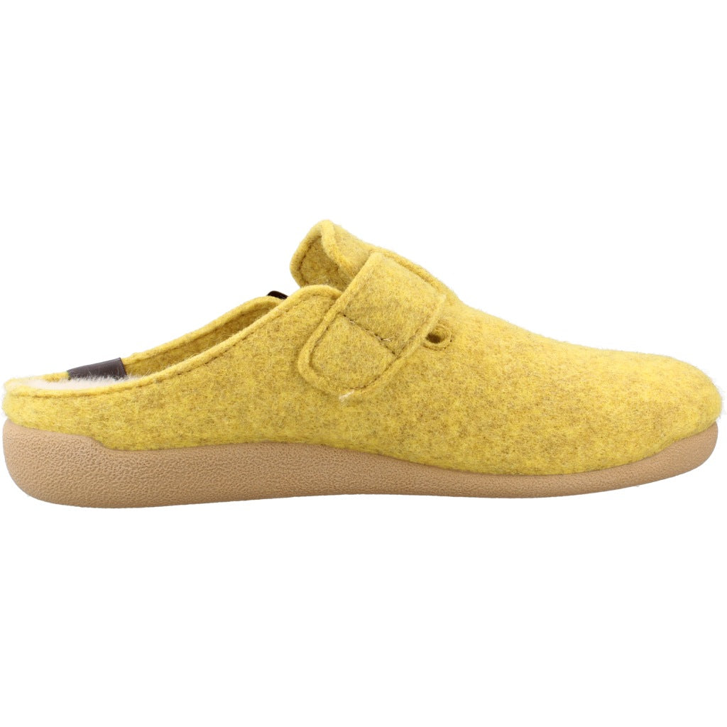 TONI PONS MIMA FP ZAPATILLA HOGAR en color AMARILLO  (4)