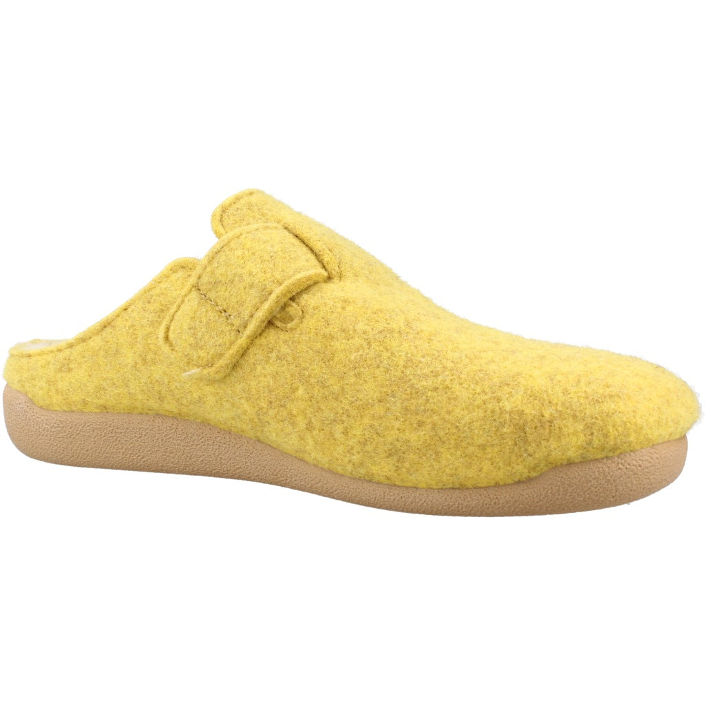 TONI PONS MIMA FP ZAPATILLA HOGAR en color AMARILLO  (5)