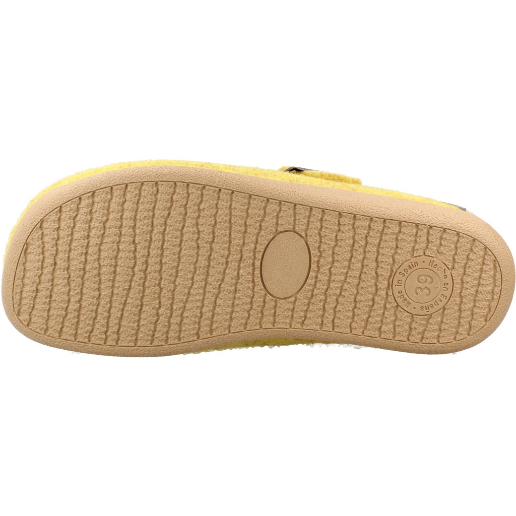 TONI PONS MIMA FP ZAPATILLA HOGAR en color AMARILLO  (6)