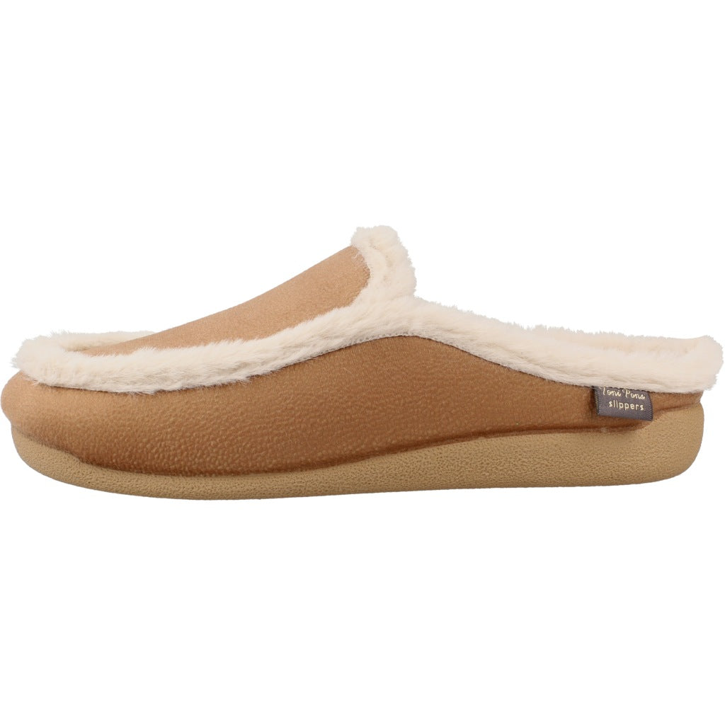 TONI PONS MUNIC BD ZAPATILLA HOGAR en color MARRON CLARO  (2)