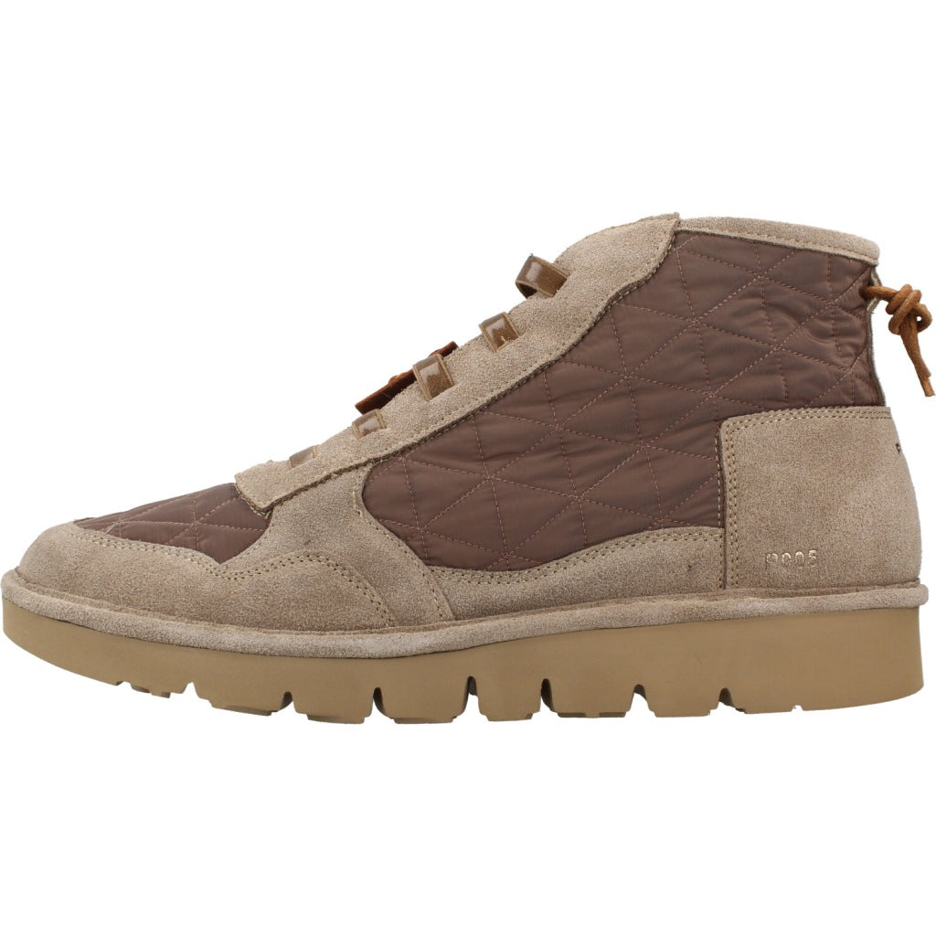 PANCHIC PM WAVE ANKLE BOOT en color MARRON CLARO  (2)