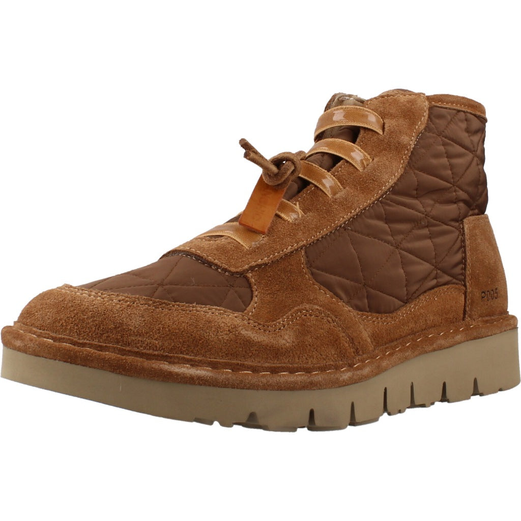 PANCHIC PW WAVE ANKLE BOOT en color MARRON  (1)
