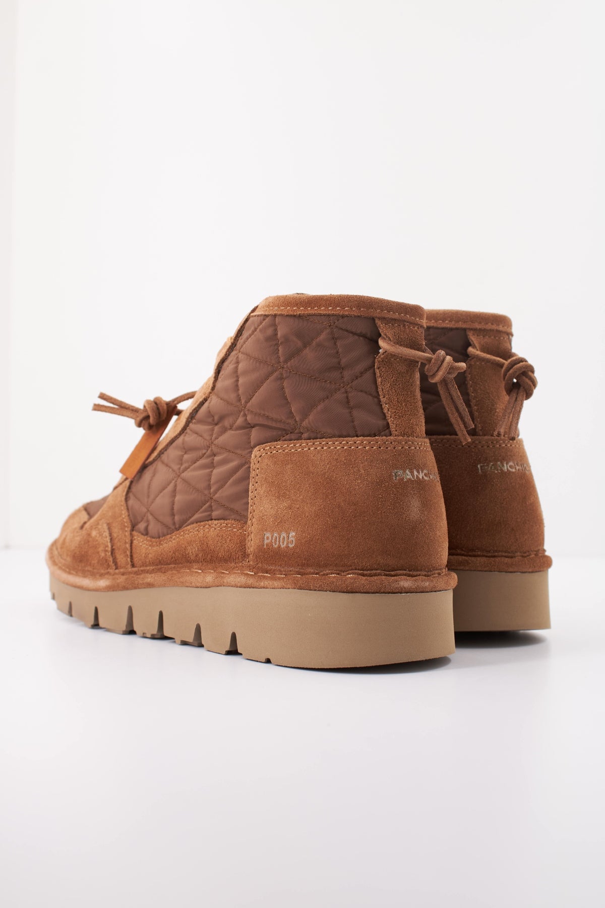 PANCHIC PW WAVE ANKLE BOOT en color MARRON  (4)