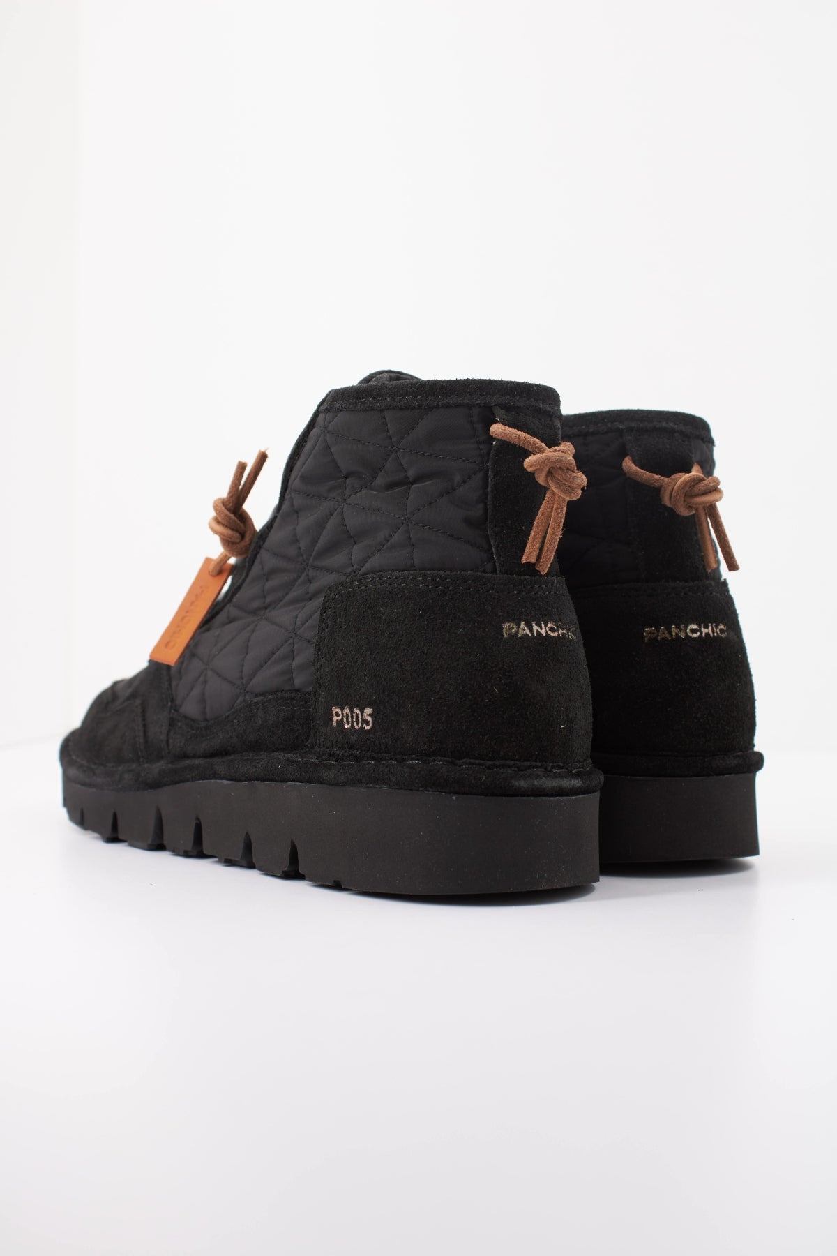 PANCHIC PW WAVE ANKLE BOOT en color NEGRO  (4)