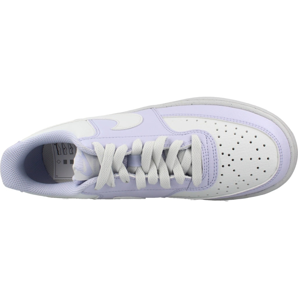 NIKE COURT VISION LOW BE WOM en color VIOLETA  (7)