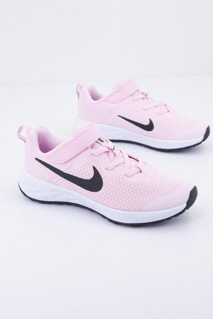 NIKE NIKE REVOLUTION  LITTLE KID en color ROSA  (1)