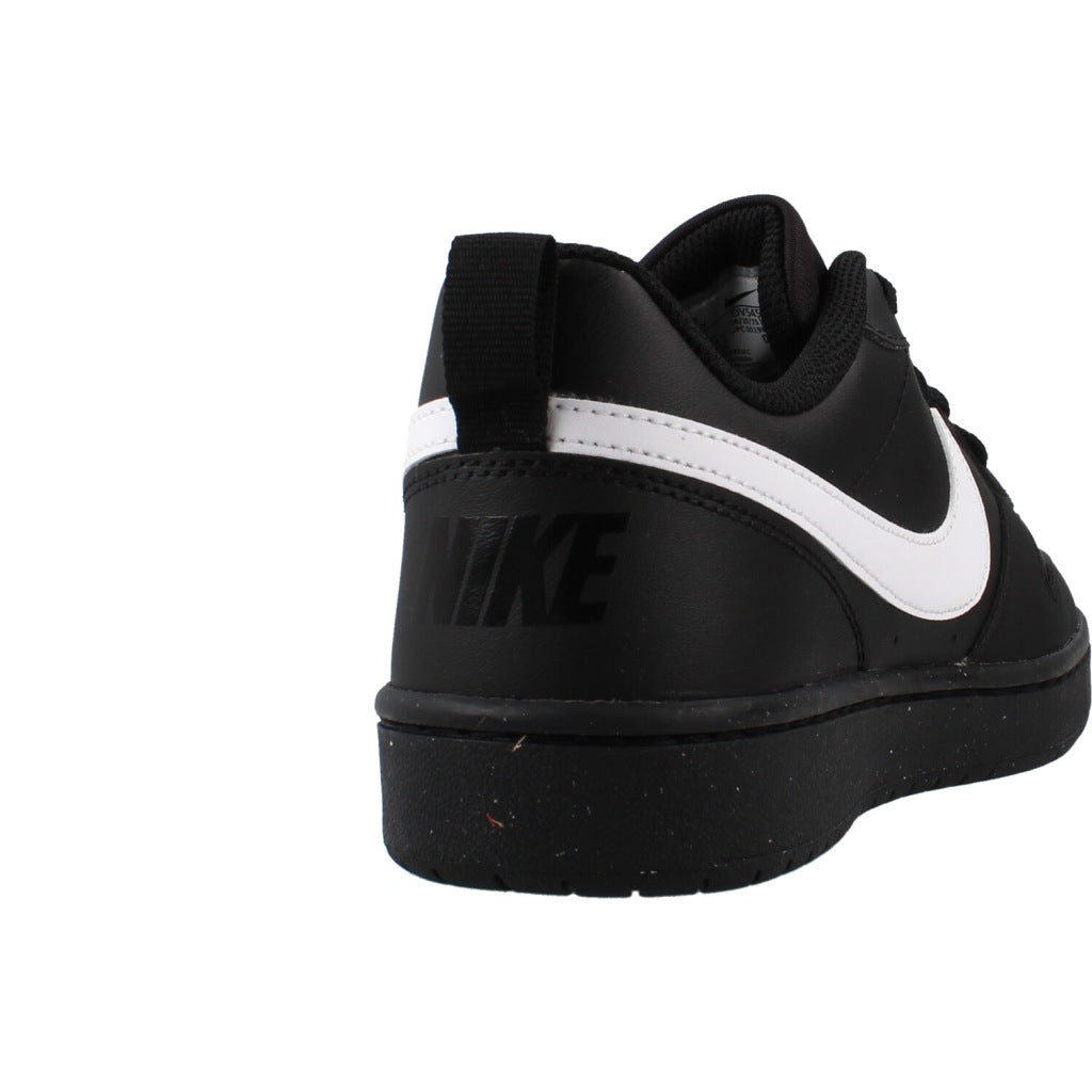 NIKE COURT BOROUGH LOW RECRAFT GS en color NEGRO  (3)