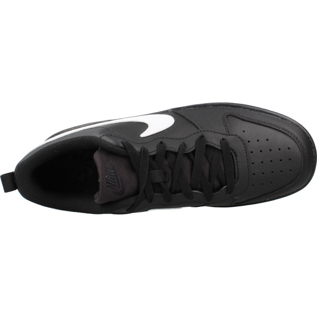 NIKE COURT BOROUGH LOW RECRAFT GS en color NEGRO  (7)