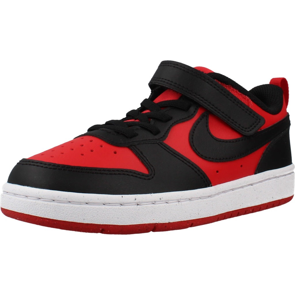 NIKE COURT BOROUGH LOW RECRAFT PS en color ROJO  (1)