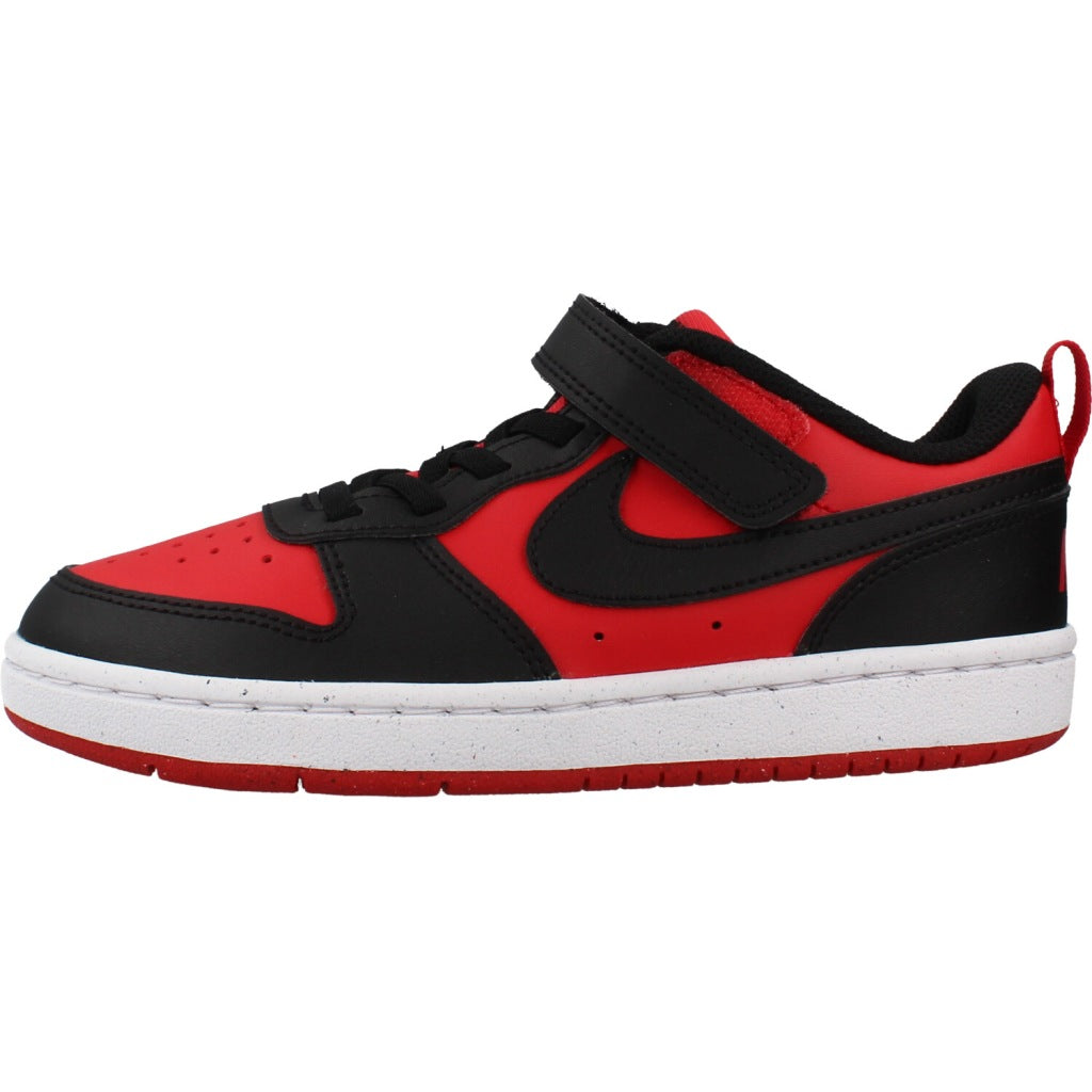 NIKE COURT BOROUGH LOW RECRAFT PS en color ROJO  (2)