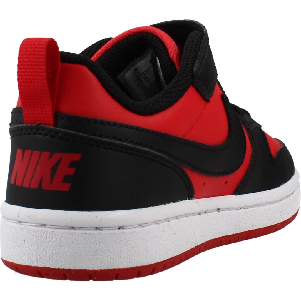NIKE COURT BOROUGH LOW RECRAFT PS en color ROJO  (3)