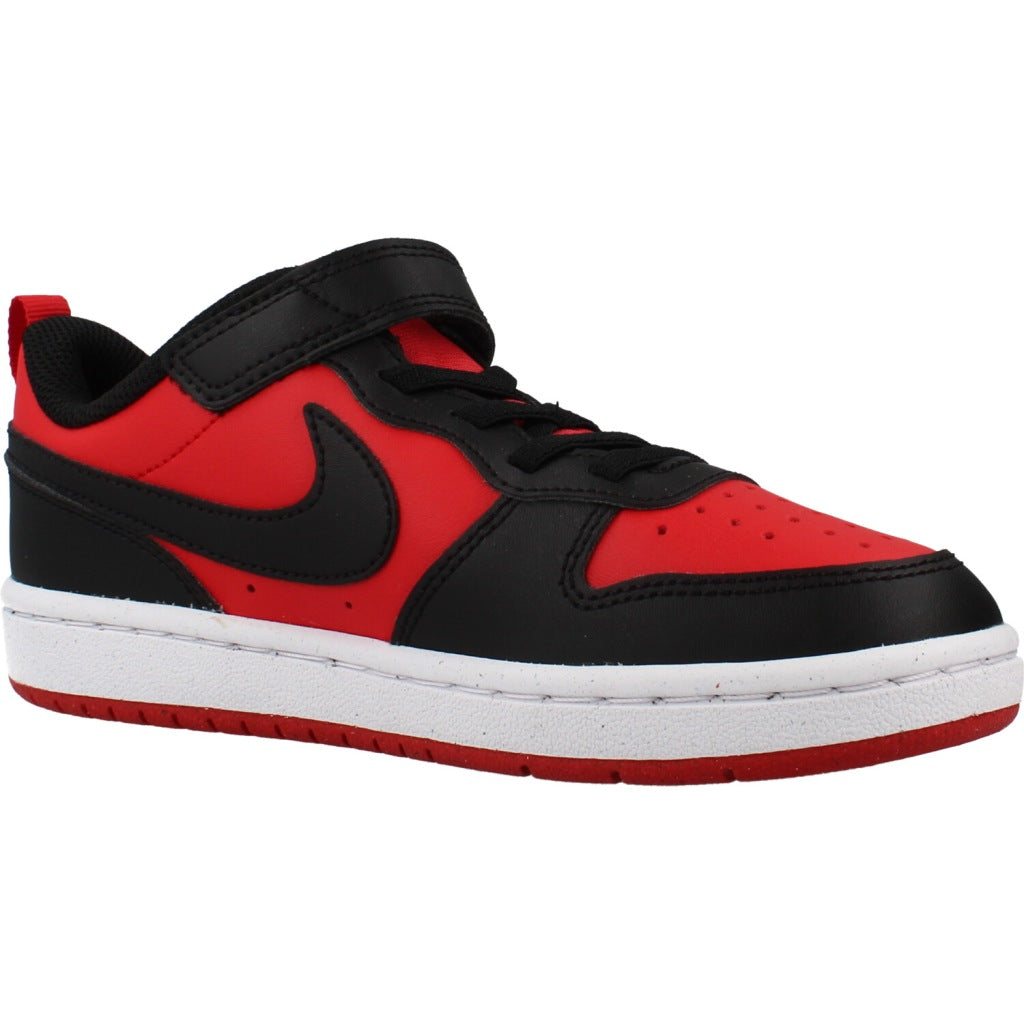 NIKE COURT BOROUGH LOW RECRAFT PS en color ROJO  (5)