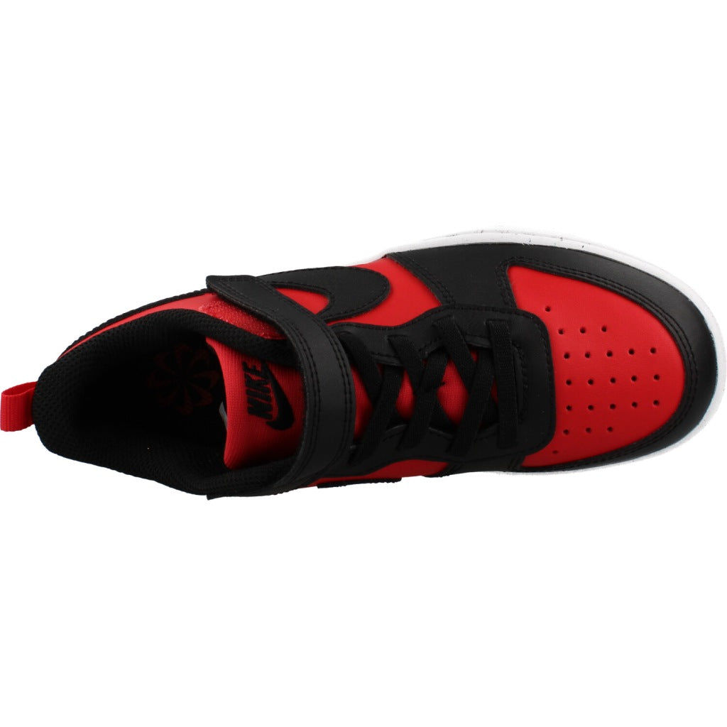NIKE COURT BOROUGH LOW RECRAFT PS en color ROJO  (7)