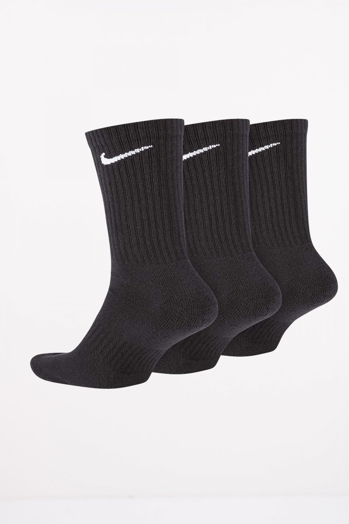NIKE EVERYDAY CUSHION CREW T PACK  en color NEGRO  (2)