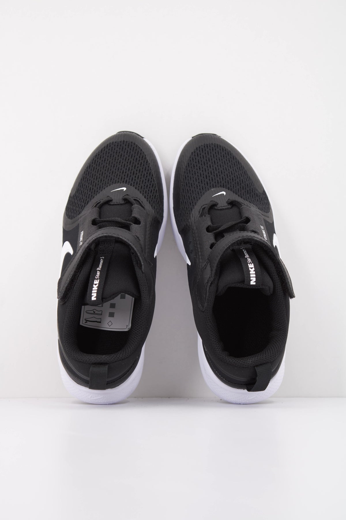 NIKE NIKE STAR RUNNER  PS en color NEGRO  (3)
