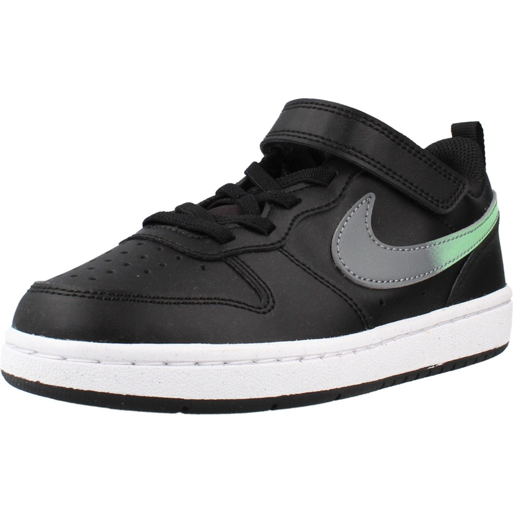 NIKE COURT BOROUGH LOW FADE PS en color NEGRO  (1)