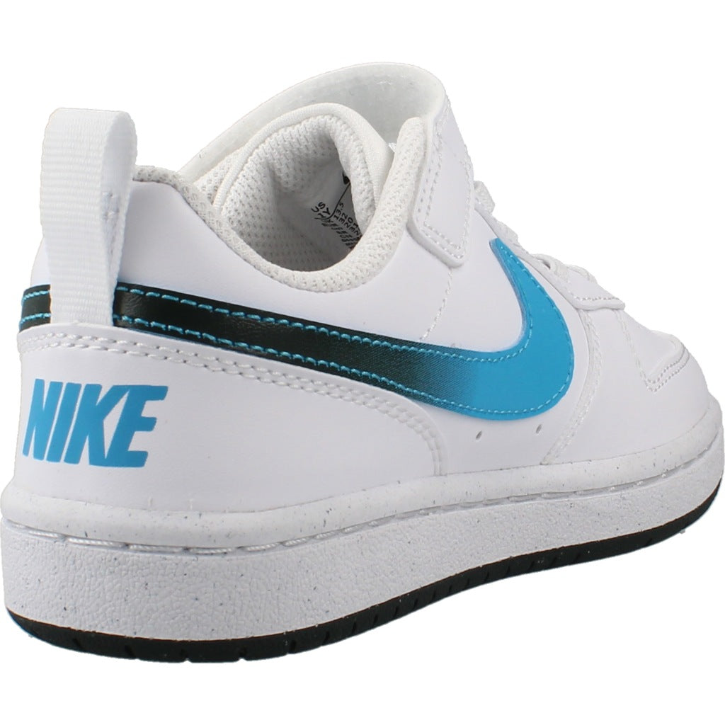 NIKE COURT BOROUGH LOW FADE PS en color BLANCO  (3)