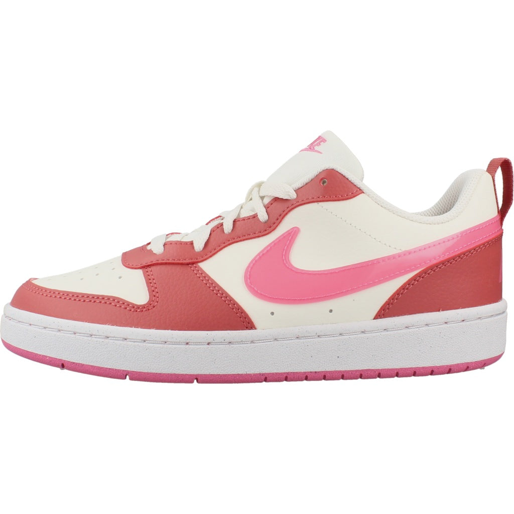 NIKE COURT BOROUGH LOW JES GS en color ROSA  (2)